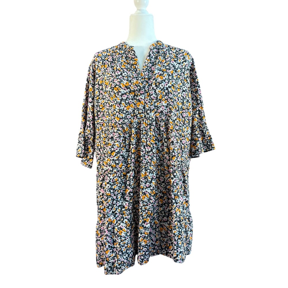 Vero Moda Short Dress Black‎ Floral